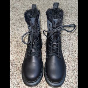 Dr. Martens 1460 Women's DM's Wintergrip Faux Fur Lined Boots